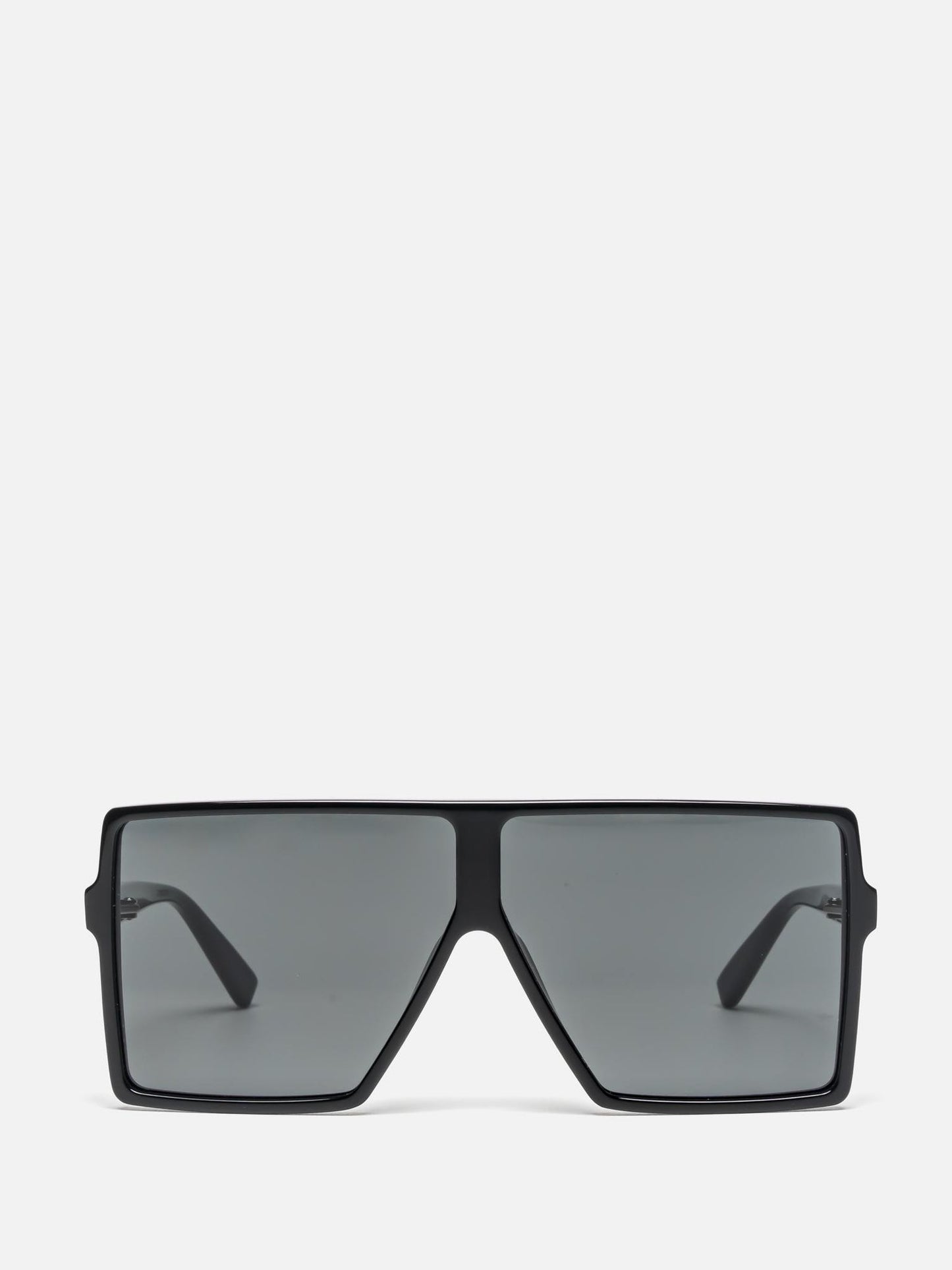 Saint Laurent SL909S Square Sunglasses in Grey Black, angle view