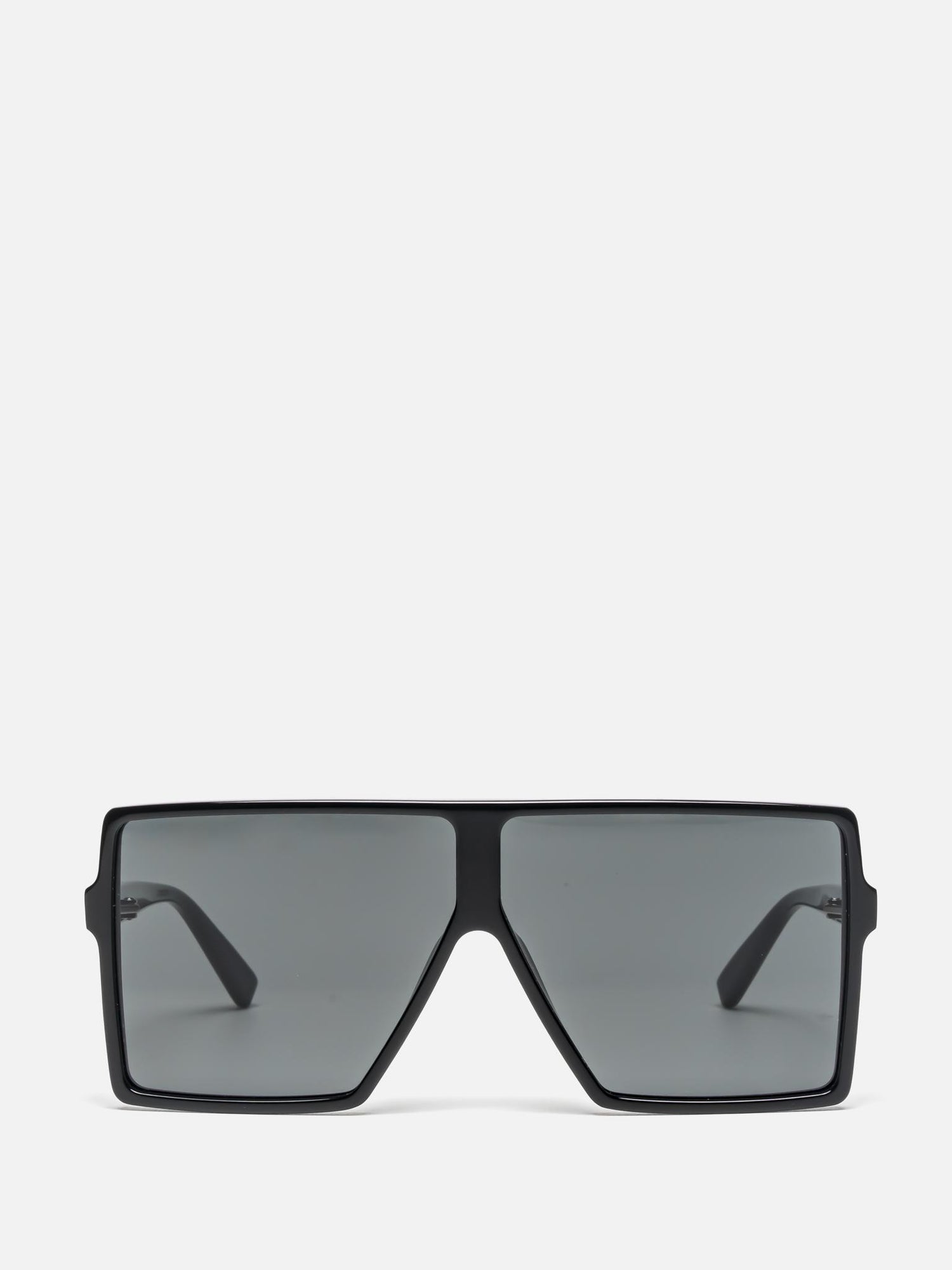 Saint Laurent SL909S Square Sunglasses in Grey Black, angle view