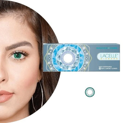 Bausch + Lomb Lacelle Diamond Colour Contact Lenses box, front view