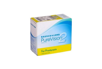 Bausch + Lomb PureVision2 for Presbyopia Contact Lenses box, front view