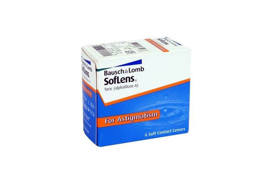 Bausch + Lomb SofLens Toric Contact Lenses box, front view