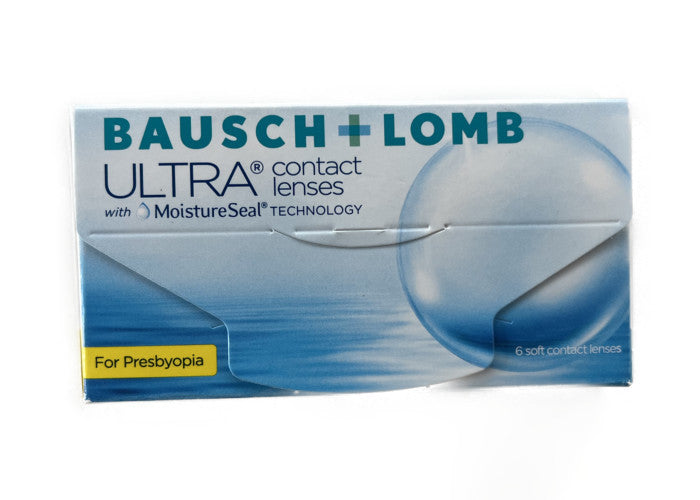 Bausch + Lomb Ultra Multifocal Contact Lenses box, front view