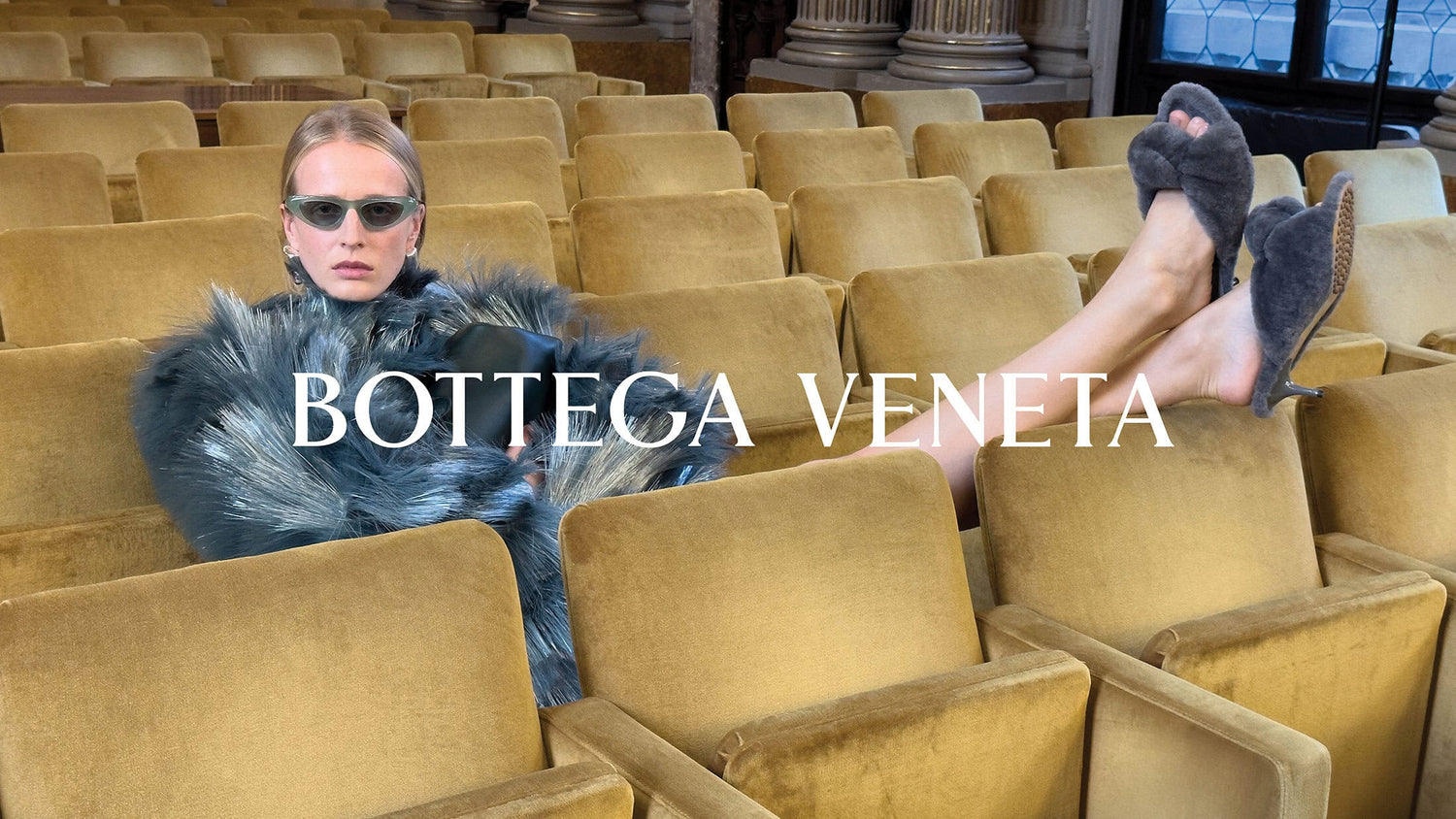 Bottega Veneta editorial campaign. Authentic Bottega Veneta eyewear at Opti Plaza.