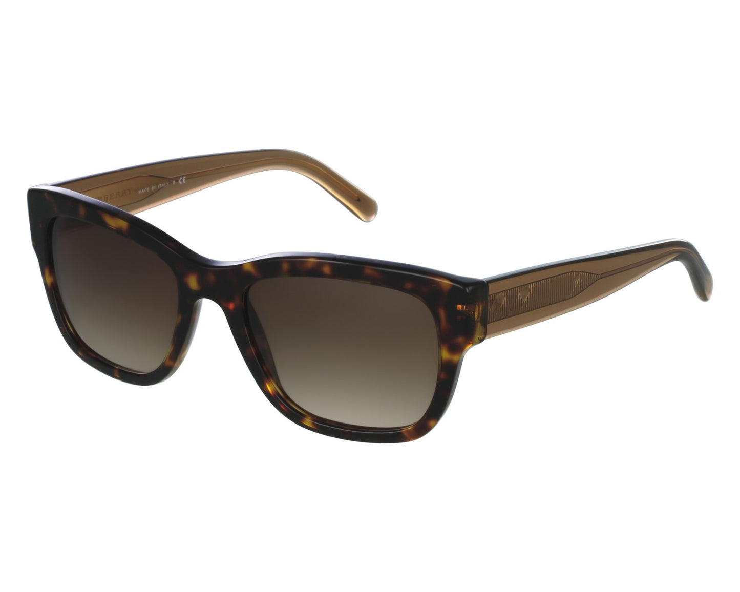 Burberry BE4188/S Sunglasses in Brown Gradient Lenses With Havana Frame, side view