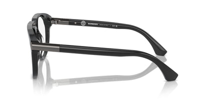 Burberry BE2408U Aviator Eyeglasses in Clear Demo Lenses With Grey Frame, side view