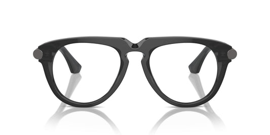 Burberry BE2408U Aviator Eyeglasses in Clear Demo Lenses With Grey Frame, front view