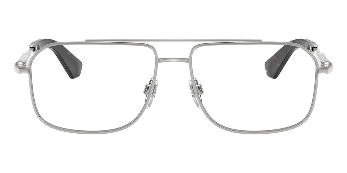Burberry BE1391 Rectangle Eyeglasses in Silver Frame, side view