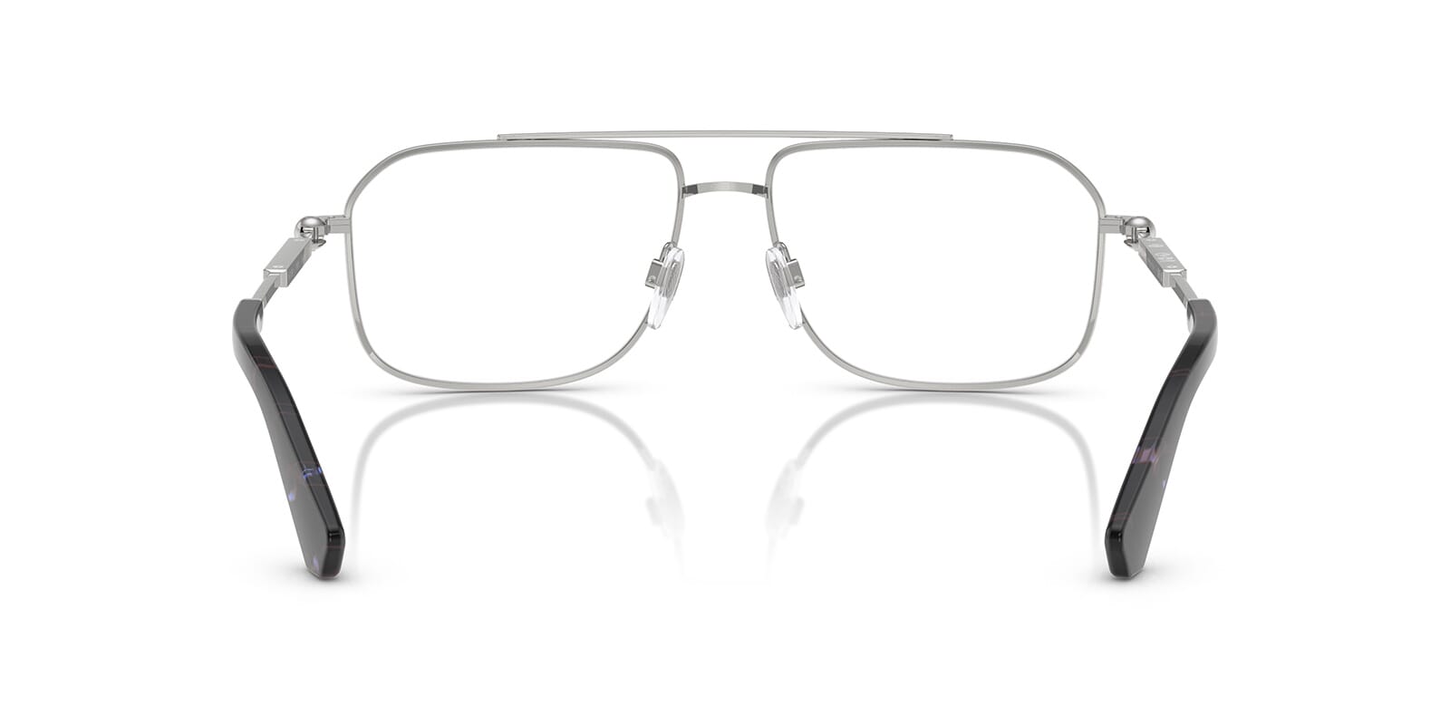 Burberry BE1391 Rectangle Eyeglasses in Silver Frame, detail view