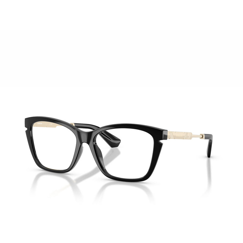 Burberry BE2427U Cat Eye Eyeglasses in Demo Lenses With Black Frame, side view