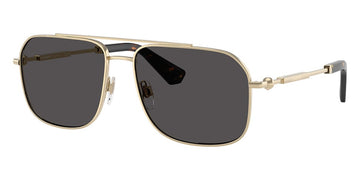 DARK GREY LENSES WITH LIGHT GOLD FRAME