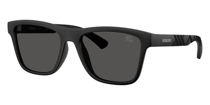 Burberry BE4482/S Square Sunglasses in Dark Grey Lenses With Matte Black Frame, front view