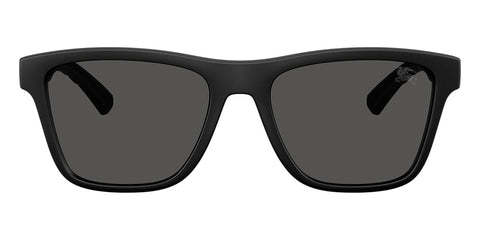 Burberry BE4482/S Square Sunglasses in Dark Grey Lenses With Matte Black Frame, angle view