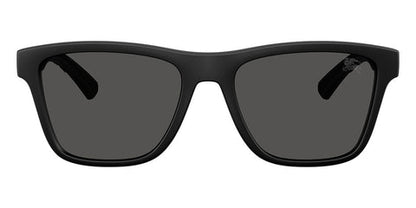 Burberry BE4482/S Square Sunglasses in Dark Grey Lenses With Matte Black Frame, angle view