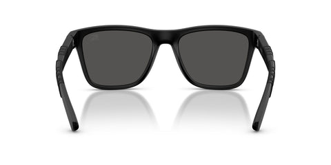 Burberry BE4482/S Square Sunglasses in Dark Grey Lenses With Matte Black Frame, detail view