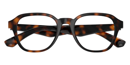 Burberry BE2444U Wayfarer Eyeglasses in Clear Lenses With Dark Havana Frame, detail view
