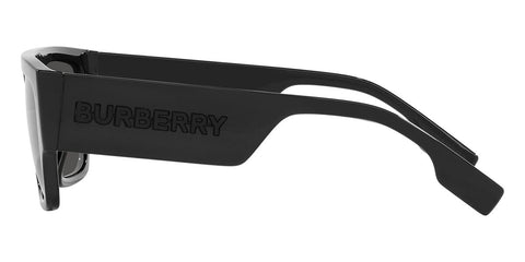 Burberry BE4397U/S Square Sunglasses in Dark Grey Lenses With Black Frame, side view