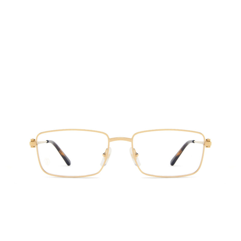 Cartier CT0369O Rectangle Eyeglasses in Gold, front view