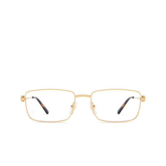 Cartier CT0369O Rectangle Eyeglasses in Gold, front view