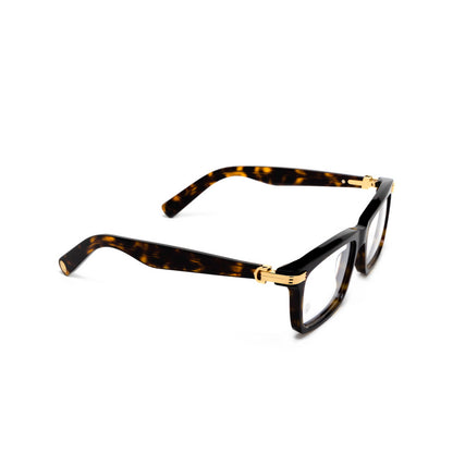 Cartier CT0420O Rectangle Eyeglasses in Clear Havana, side view