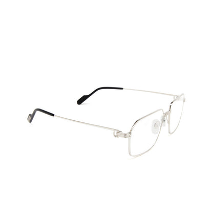 Cartier CT0445O Rectangle Eyeglasses in Silver, side view