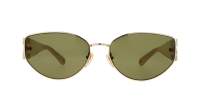 Chloe CH0260S Butterfly Sunglasses in Green Gold Ivory, side view