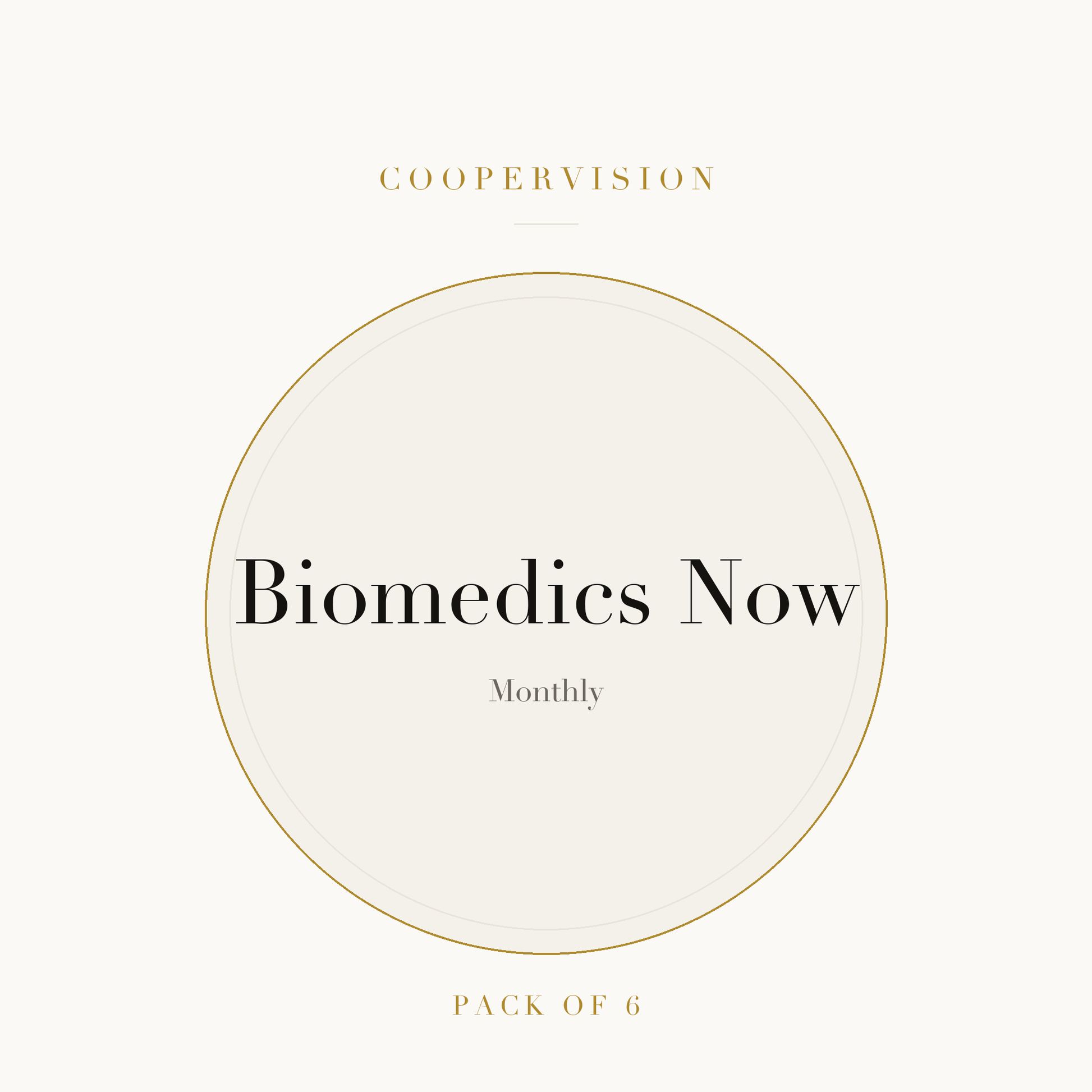 CooperVision Biomedics Now Contact Lenses on ivory plate