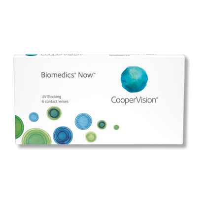 CooperVision Biomedics Now Contact Lenses box, front view