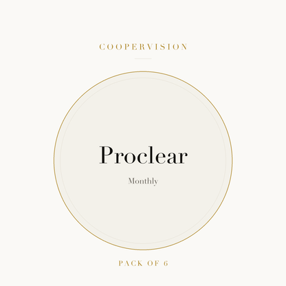 CooperVision Proclear Contact Lenses on ivory plate