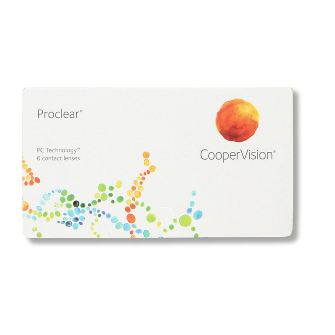 CooperVision Proclear Contact Lenses box, front view