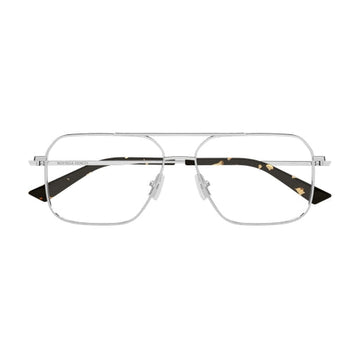 CLEAR LENSES WITH SILVER FRAME