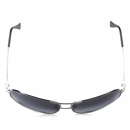 Ray-Ban RB3267 Aviator Sunglasses in Grey Silver, detail view
