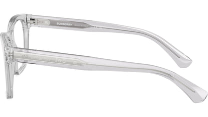 Burberry BE2445 Square Eyeglasses in Demo Lenses With Grey Frame, angle view
