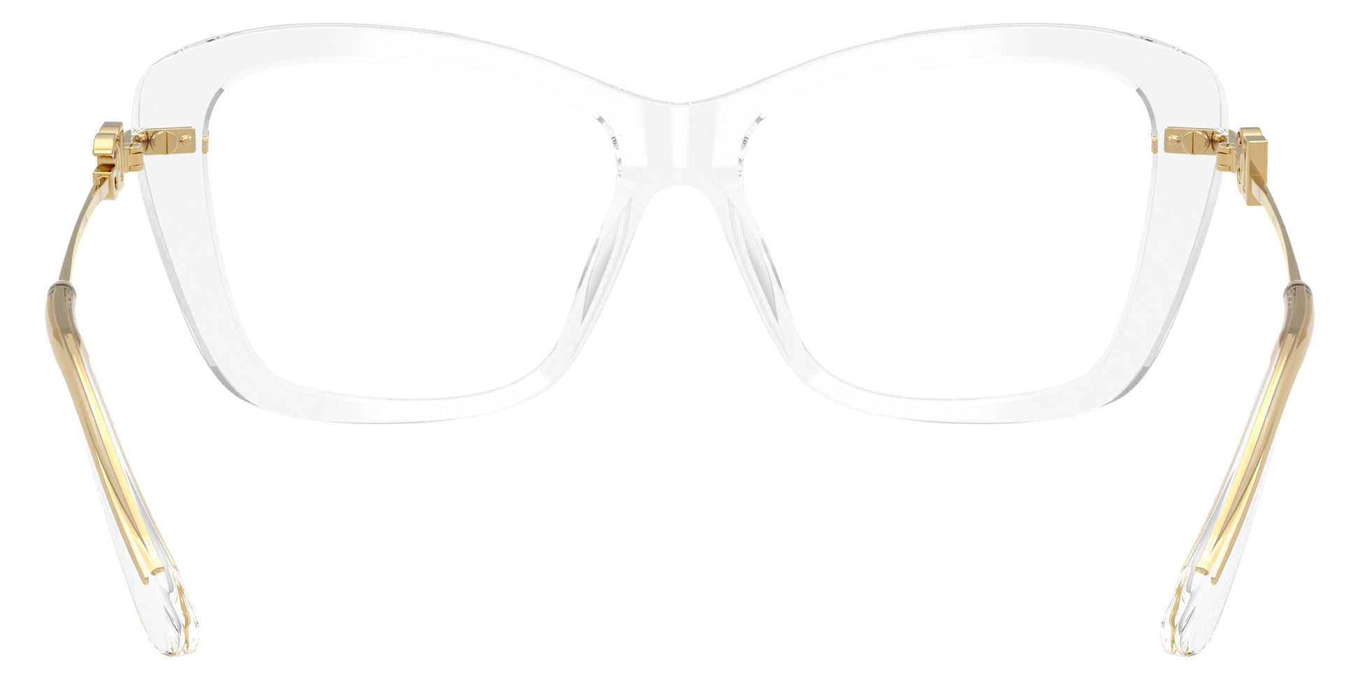 Dolce & Gabbana DG3439 Square Eyeglasses in Crystal, angle view