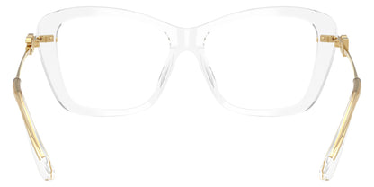 Dolce & Gabbana DG3439 Square Eyeglasses in Crystal, angle view