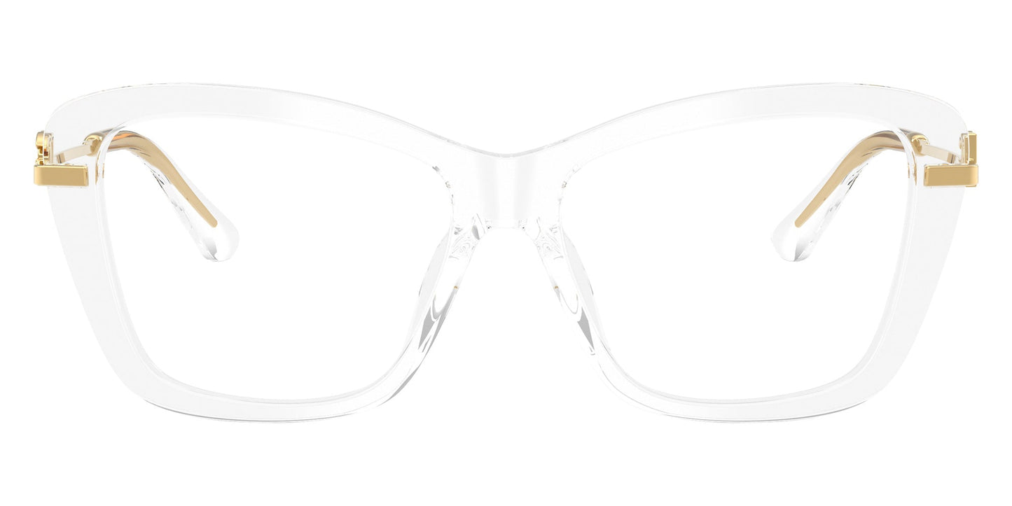 Dolce & Gabbana DG3439 Square Eyeglasses in Crystal, front view