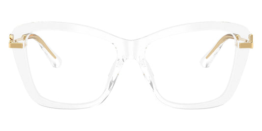 Dolce & Gabbana DG3439 Square Eyeglasses in Crystal, front view