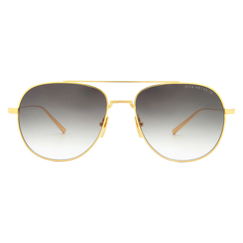 DITA ARTOA-79 Pilot Sunglasses in Gray Gold, angle view