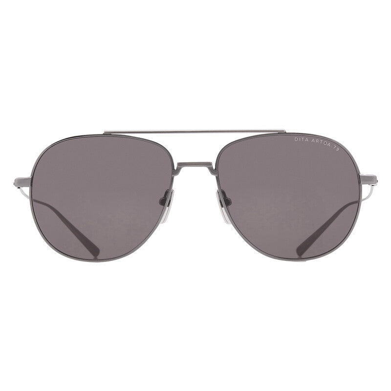 DITA ARTOA-79 Pilot Sunglasses in Gray Silver, angle view