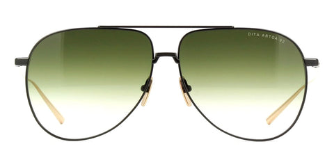 DITA ARTOA-92 Pilot Sunglasses in Green Gradient/Black Iron, angle view