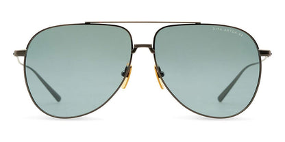 DITA ARTOA-92 Pilot Sunglasses in Blue/Antique Silver, angle view