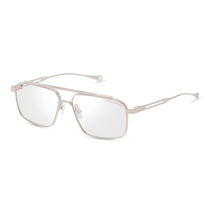 DITA DLX134 Pilot Eyeglasses in Silver, front view