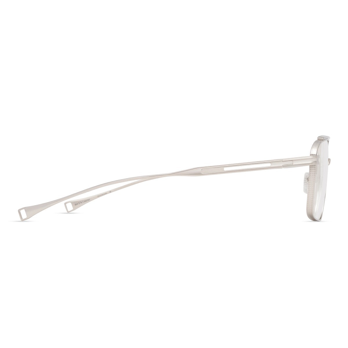 DITA DLX134 Pilot Eyeglasses in Silver, side view