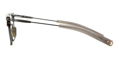 DITA DLX410 Square Eyeglasses in Tortoise Black Gunmetal, side view