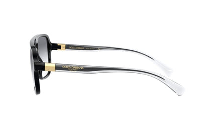 Dolce & Gabbana DG6134 Square Sunglasses in Blue Gradient / Black, angle view