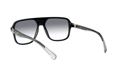 Dolce & Gabbana DG6134 Square Sunglasses in Blue Gradient / Black, angle view