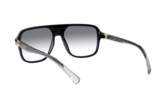 Dolce & Gabbana DG6134 Square Sunglasses in Blue Gradient / Black, angle view
