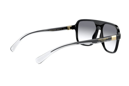 Dolce & Gabbana DG6134 Square Sunglasses in Blue Gradient / Black, detail view