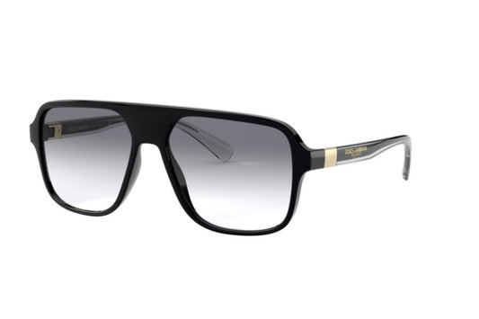 Dolce & Gabbana DG6134 Square Sunglasses in Blue Gradient / Black, front view