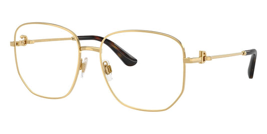 Dolce & Gabbana DG1356 Square Eyeglasses in Gold, front view