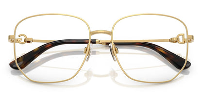 Dolce & Gabbana DG1356 Square Eyeglasses in Gold, angle view